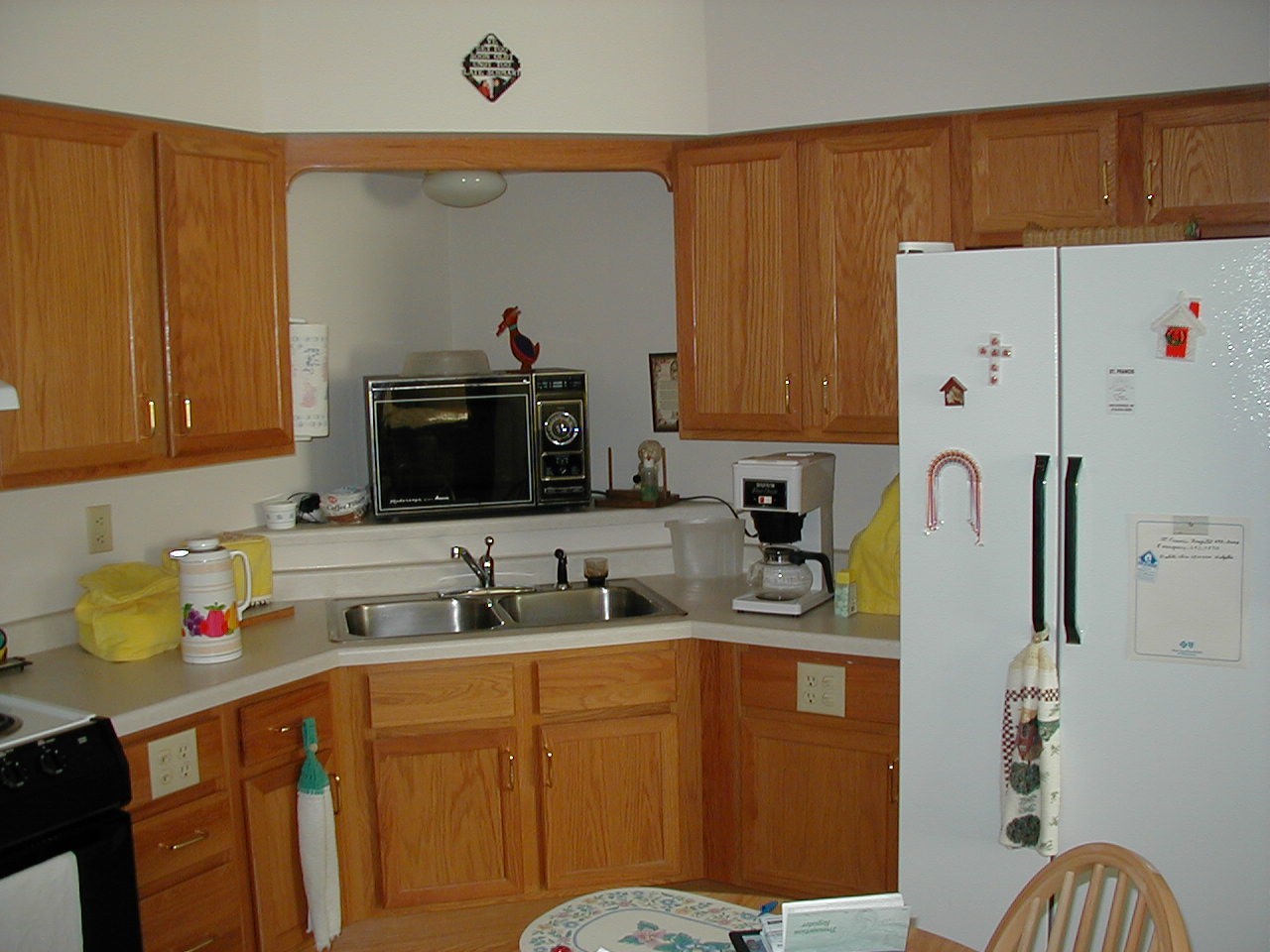 Kitchen area in an apartment unit of Appletree Court 